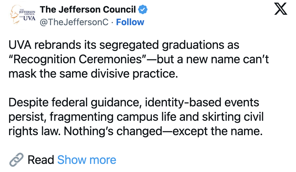 Many Segregated Graduation Events to Choose From