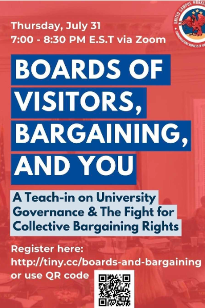 Campus Union Joins No-Confidence Movement