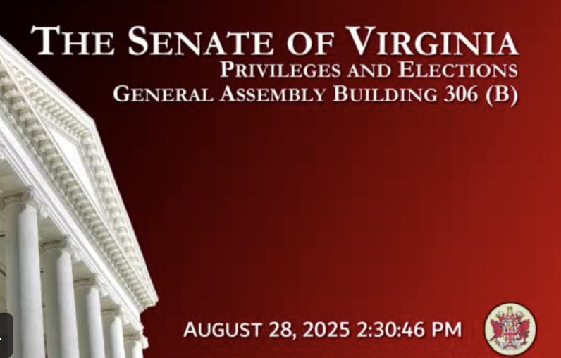 Virginia Senate Committee Democrats Make a Mockery of Our Political System by Summarily Rejecting 14 Statewide University Board Members Without Cause and Without Debate